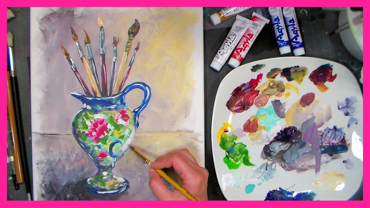 Shocker! I'm Painting with Acrylics for Sketchbook Sunday! – The Frugal  Crafter Blog