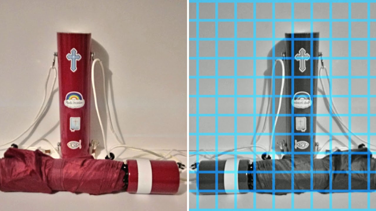 King's Back-Brellas - Hands free carrying case with 42'' arc umbrella