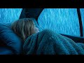 Cozy Rain on Car Roof During Lonely Midnight for Better Sleep Ambience