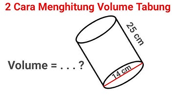 Cara Mudah Menghitung Volume Tabung #Part 3