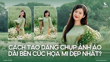 1001 Cách Tạo Dáng Chụp Ảnh Áo Dài Bên Cúc Họa Mi Đẹp Nhất | Cộng Studio