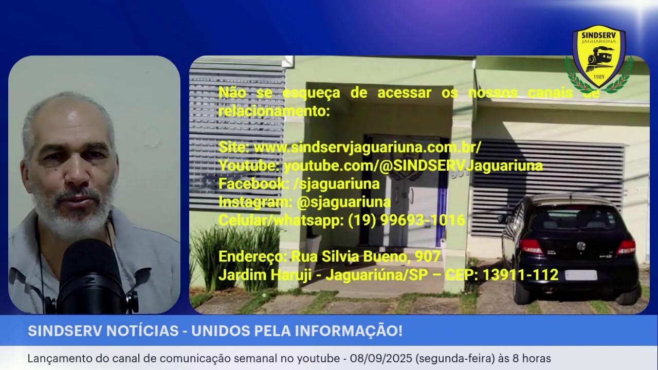 SINDSERV NOTÍCIAS - UNIDOS PELA INFORMAÇÃO! #001