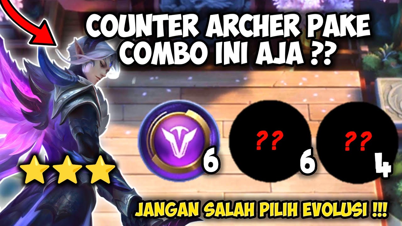 legend of swordman  2022 Update  COUNTER META ARCHER PAKE COMBO INI AJA? EVOLUSI SUPERHERO CADIA SWORDMAN! MAGIC CHESS MOBILE LEGENDS