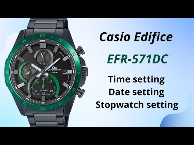 - YouTube EDIFICE EFR-571DB-1A1 CASIO