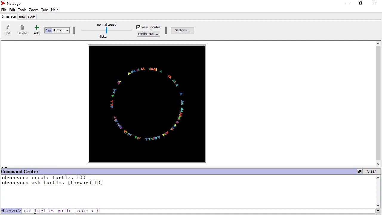 NetLogo Tutorial 4 Agentsets YouTube