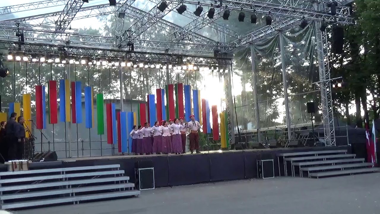Chile: Folk dance Ensemble Austral University VALDIVIA # opening concert 9.SUDMALINAS # 10.7.2019