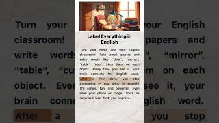 Label Everything in English 🏷️ | English Reading and Listening Practice #englishforbeginners