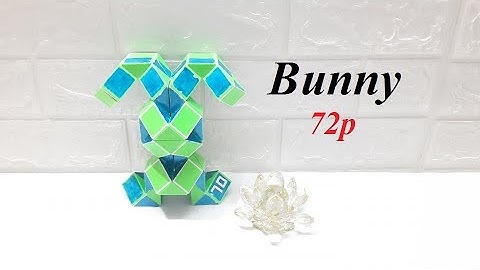 SLOW TUTORIAL - Rubik Twist or Xếp Hình Biến Thể 72 Pieces - Bunny