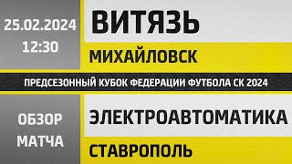 Обзор матча Витязь - Электроавтоматика (25.02.2024)