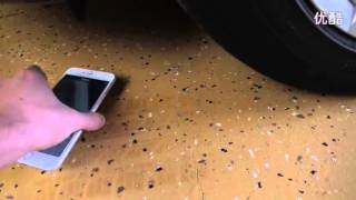 iPhone 6 Plus挑战宝马车 碾压过后基本无伤痕