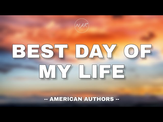 American Authors Best Day of My Life Vintage Heart Song Lyric