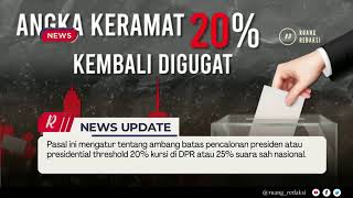 Menolak Gugatan Judicial Review Presidential Threshold 20%.