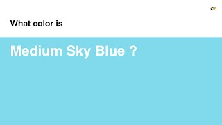 Medium Sky Blue color #80daeb hex color - Blue color - Warm color 80daeb