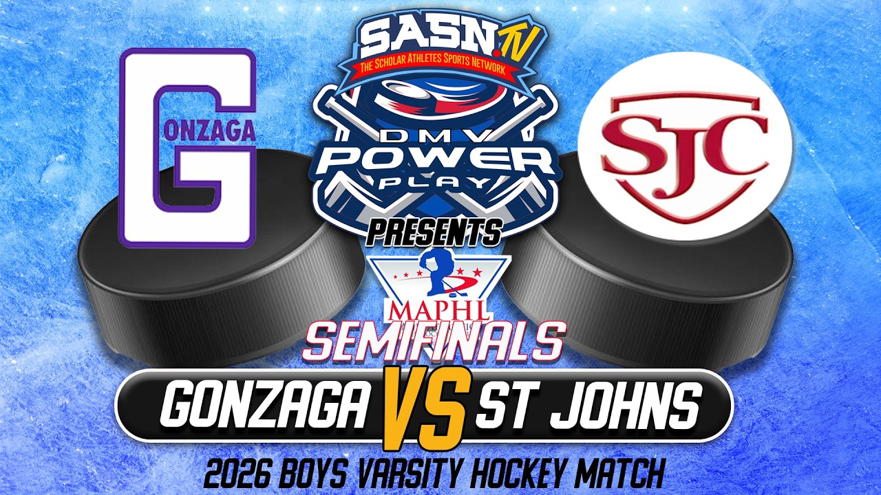 Матч St John's Cadets против Gonzaga Eagles | Обзор полуфинала MAPHL | DMV Power Play