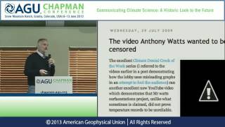 AGU Chapman Conference -- Climate Science: Peter Sinclair