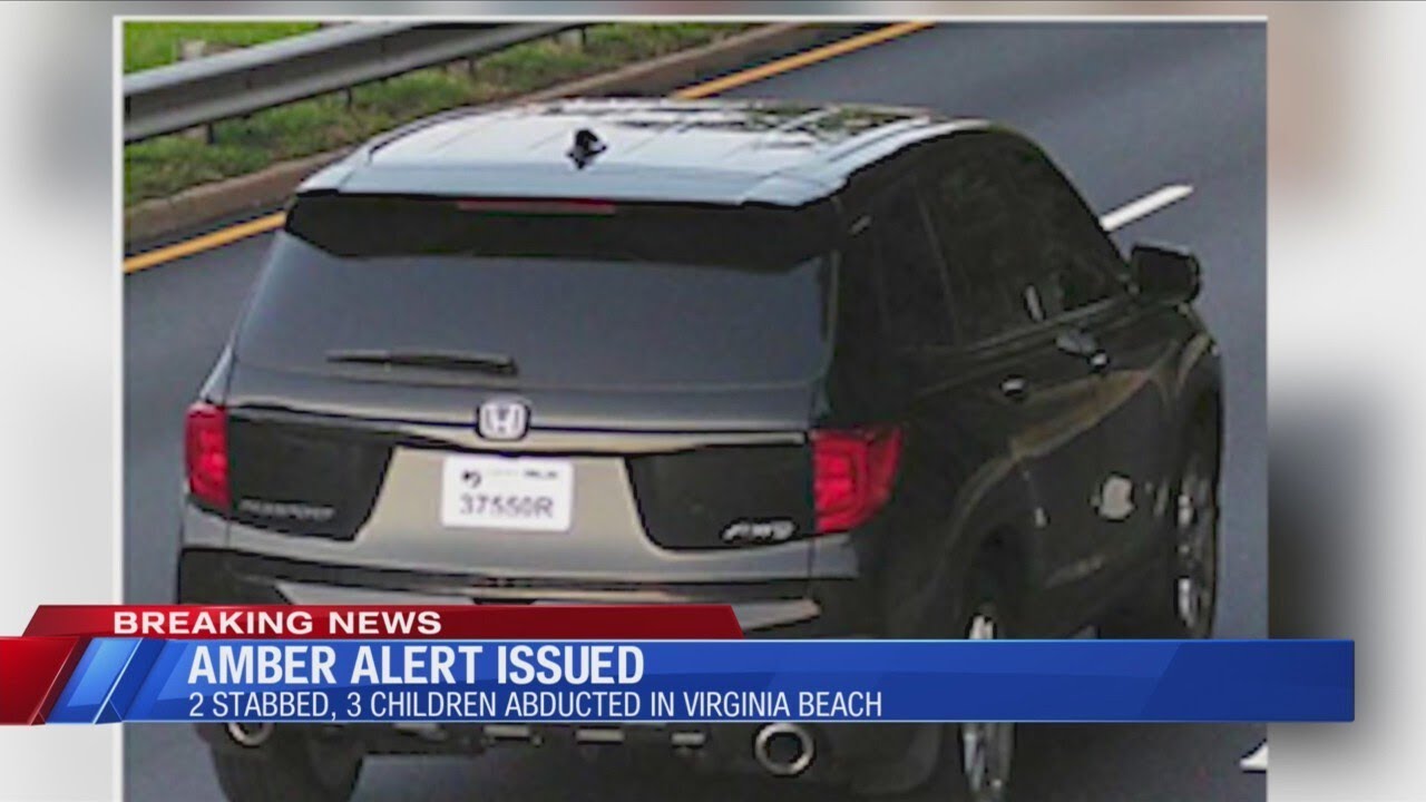 Amber alert issued for three children missing from Virginia Beach - YouTube