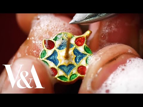 How was it made? Making and enamelling an earring | V&A