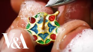 How was it made? Making and enamelling an earring | V&A