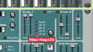AudioTUTS Subtractive synth screencast part 1