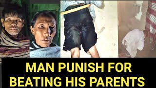 MAN PUNISH FOR BEATING HIS PARENTS