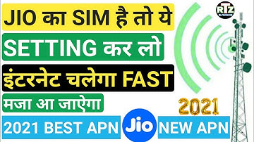 101 Mb/s Speed 2021 | Jio Apn Settings | Jio Internet Speed Kaise Badhaye | Jio Network Problem | 4g