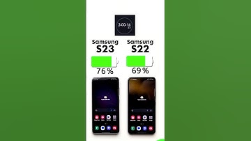 Samsung Galaxy S23 vs. S22 Battery Test🔋Full video on my channel 🤙🏼