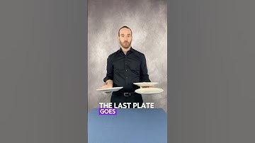 How to Carry 3 Plates for Upscale Dining  #servertips