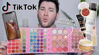 TESTING VIRAL MAKEUP TIKTOK MADE ME BUY!