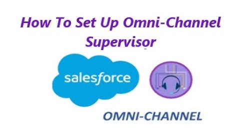 How To Set Up Omni-Channel Supervisor #salesforce #omnistudio #omnichannel #sfdc #lwc #lightning