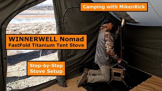 WINNERWELL Nomad Large Tent Stove Setup