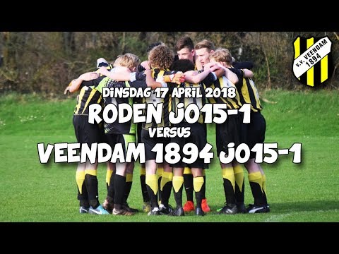 2 Goals! Roden JO15-1 - Veendam 1894 JO15-1 | dinsdag 17 april 2018 | SONY FDR-AXP33