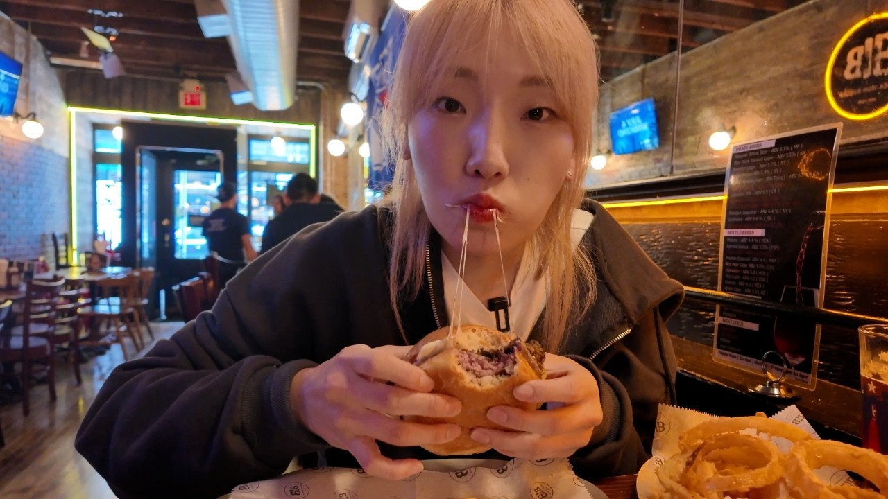 햄최몇하러 미국 왔는데 햄버거 값만 100만원이 나와버렸다..
