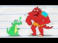 Dragon vs SUPERSIZED T-REX DINO | Boy &amp; Dragon | Cartoons for Kids | WildBrain Bananas