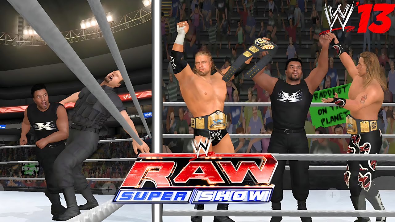 WWE 13 WII US,CHAMPIONSHIP MATCH BIG BOSS MAN VS MIKE TYSON MONDAY NIGHT RAW WILLSONHELLYT