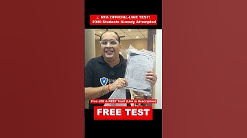 🚨 NTA BREAKING NEWS! Last Chance – ₹25 NEET 2026 Test Filling Fast | 2000+ Joined Already! ⏰  #NTA