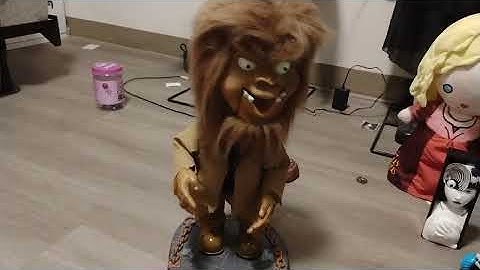 I got the program data glitch on my gemmy Bighead wolfman 