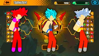 Stickman Warriors Fight 3×3 - Guko God, Goku Blue & Goku Ultra #2