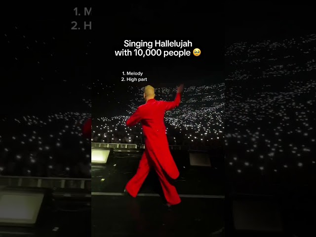 HALLELUJAH WITH 10,000 PEOPLE!! 🥹