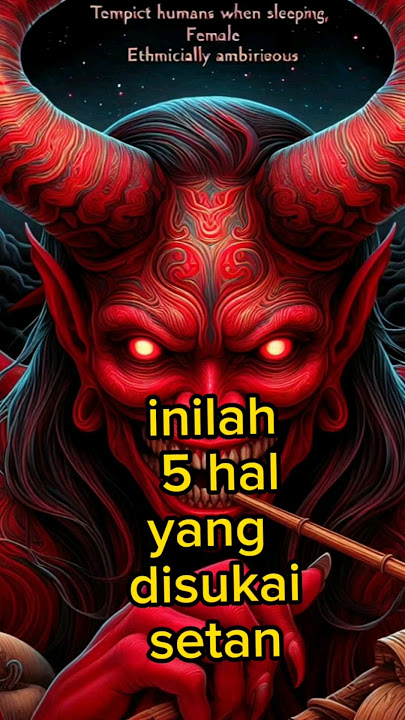 kamu wajib tahu! inilah 5 hal yang disukai setan #shorts #short #shortfeed