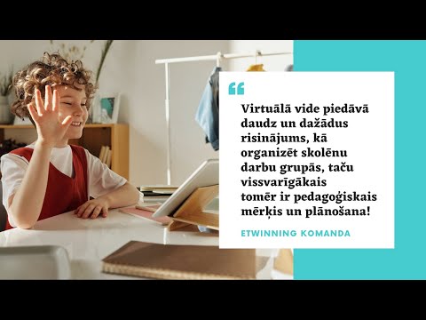 “Kā organizēt grupu darbu tiešsaistē?”