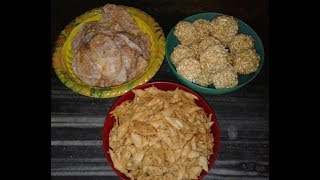 Indian Festival Food ~Festival Wishes I Sweet & Snacks~ 3 in 1 ~Jivey Gajaa, Moorir Moya,Kucho nimki