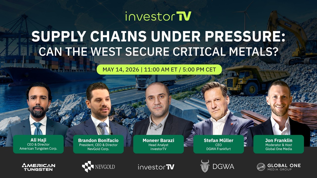 Supply Chains Under Pressure: Can the West Secure Critical Metals? | May 14, 2026