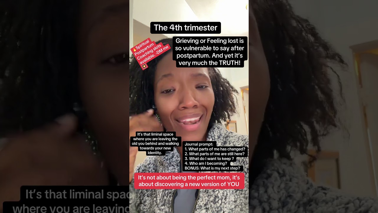 The 4th trimester. #spiritual #healing #women #blackwomen #pregnancy