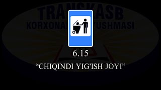 6.15. CHIQINDI YIG&#39;ISH JOYI | ЧИҚИНДИ ЙИҒИШ ЖОЙИ