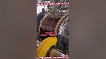 Amorphous transformer core winding machine