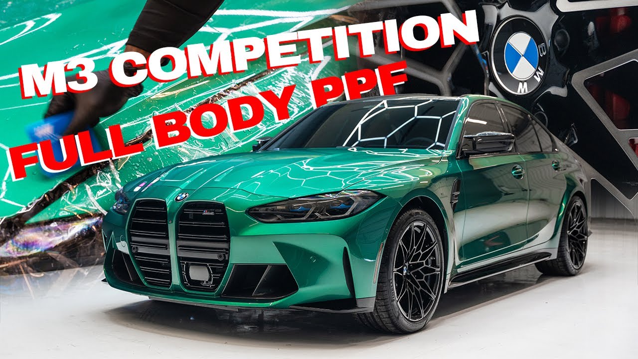 2024 BMW M3 Full Body Paint Protection Film Ceramic Coating Window