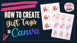 Create Printable Gift Tags With Canva (Valentine's Day graphics) Create Printable Gift Tags With Canva (Valentine's Day graphics)