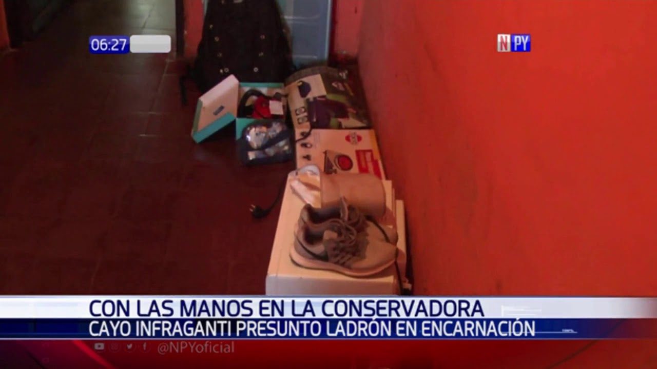 Entró a robar a una casa y fue detenido - YouTube