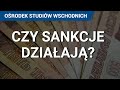 Czy sankcje wobec Rosji działają? Stan rosyjskiej gospodarki. Skuteczność sankcji.