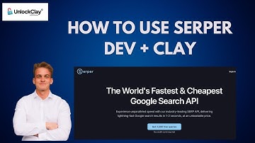 How to use Serper Dev and Clay (FULL TUTORIAL)